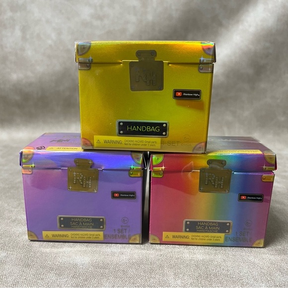 Rainbow High Mini Accessories Studio Shoes Blind Box - Lot of 3 New - Picture 1 of 3